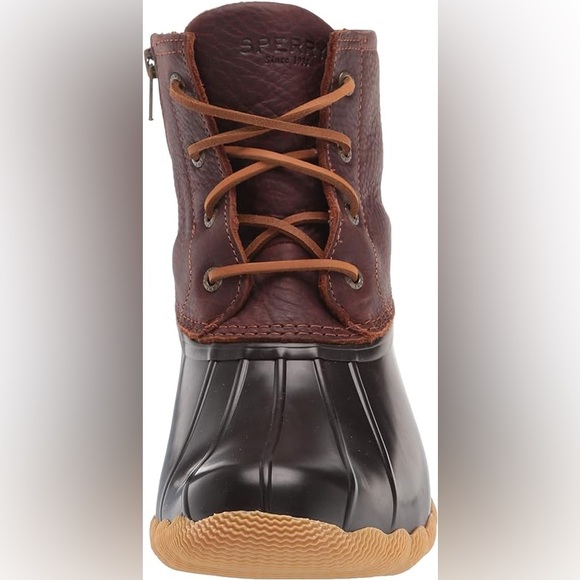 Sperry Women's Saltwater Core Boots - Tan/dark Brown - size 9.5 - NWT - Picture 3 of 8